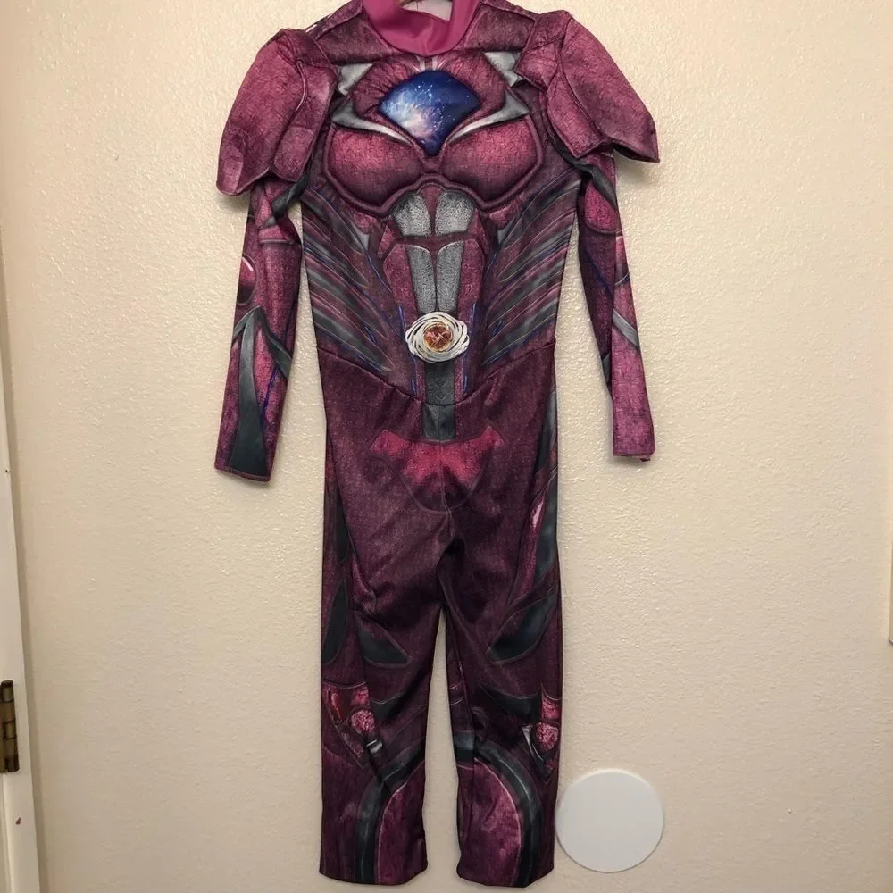 Power ranger Disguise Ranger girls Movie Deluxe Halloween Costume girls 6-8yo